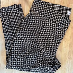 Old Navy Black and White Checkered Pants